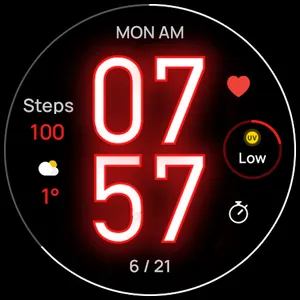 Awf Glow Digital: Watch face screenshot 9