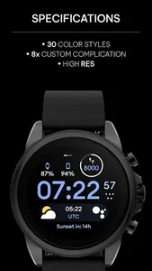 Material 4: Wear OS watch face screenshot 1