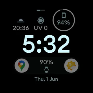 Material 4: Wear OS watch face screenshot 7