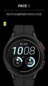 Awf Pace 3: Wear OS face screenshot 0