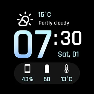 Awf Weather Digital: Wear OS screenshot 10