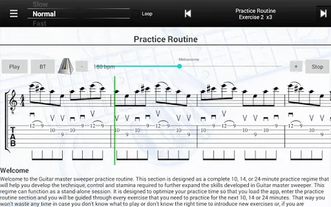Guitar Master Sweeper Lite screenshot 1