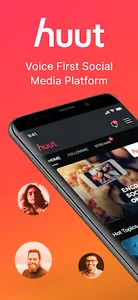 Huut- Voice First Social Media screenshot 0