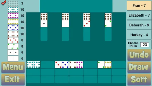 Chickenfoot Dominoes screenshot 2