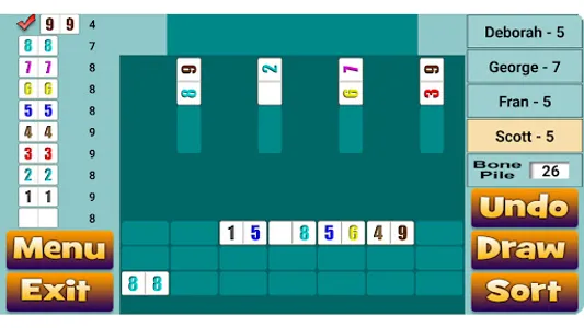 Chickenfoot Dominoes screenshot 9