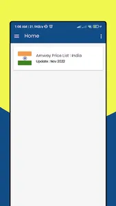 Amway products price list screenshot 1