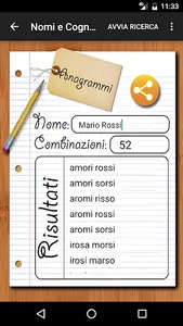 Anagrams Maker Pro (Italiano) screenshot 3