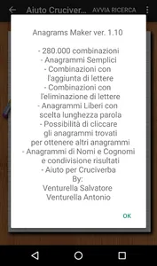 Anagrams Maker (Italiano) screenshot 5