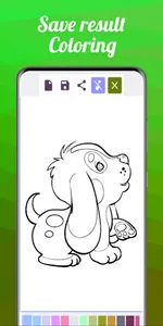 Coloring Cute puppies screenshot 0