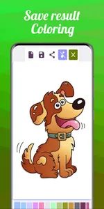 Coloring Cute puppies screenshot 2