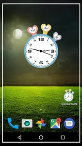 Calendar clock live wallpaper screenshot 2