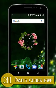 Daily clock live wallpaper screenshot 3