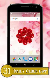 Daily clock live wallpaper screenshot 4