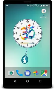 OM Clock live wallpaper screenshot 4