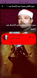 سورة لقمان مكتوبة وصوت screenshot 0