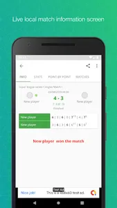 Tennis Scoring App - Sport Sco screenshot 1