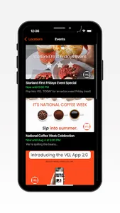VEL Work Café App screenshot 2