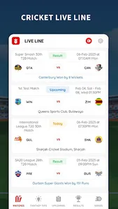Cricket Live Line screenshot 0