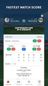 Cricket Live Line screenshot 1