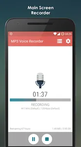 MP3 Voice Recorder screenshot 0