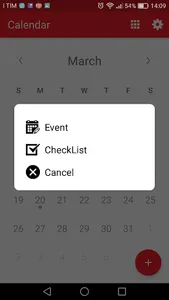 Calendar and block notes screenshot 1