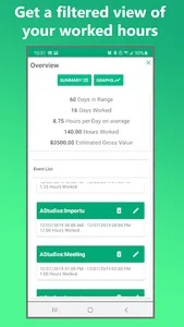 Importu - Hourly Calculator screenshot 3