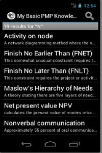 My Basic PMP Knowledge screenshot 2