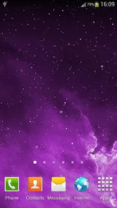 Galaxy Parallax Live Wallpaper screenshot 1