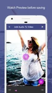 Add Audio to Video : Audio Vid screenshot 4