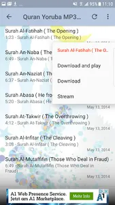 Audio Quran Hausa Translation screenshot 0
