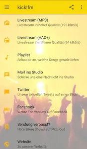 kick!fm screenshot 0