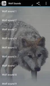 Wolf Sounds screenshot 1