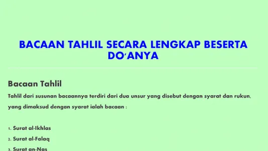 Surah Yaasin MP3&Bacaan Tahlil screenshot 3