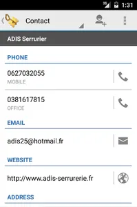 Dépannage Serrurerie Besançon screenshot 2