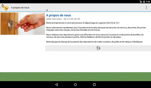 Dépannage Serrurerie Besançon screenshot 4