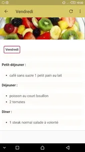 Regime en 7 jours screenshot 3