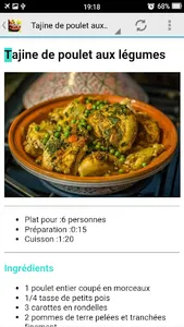 Tajine - Recettes de Cuisine M screenshot 2