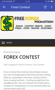 Free Forex Promotion screenshot 2