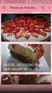 Receta de Pasteles Caseros screenshot 2