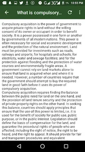 Compulsory Acquisition of Land screenshot 3