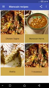 Marocain recipes screenshot 0