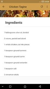 Marocain recipes screenshot 2