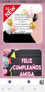 QUERIDA AMIGA FELICIDADES screenshot 0
