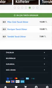 Yebam - Online Yemek Sipariş screenshot 2