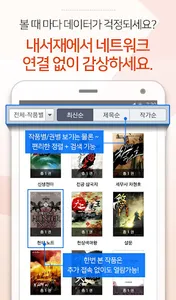 짱만화 - 인기 만화, 소설, 웹툰 전문 어플 screenshot 1