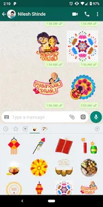 Diwali Stickers for WhatsApp,  screenshot 4