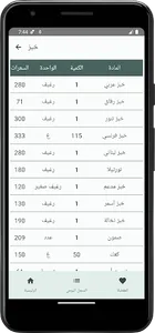 دليل السعرات الحرارية screenshot 3