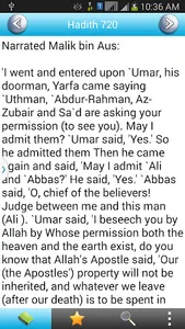 Sahih al-Bukhari (English) screenshot 4