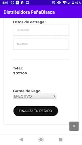 Distribuidora PeñaBlanca screenshot 2