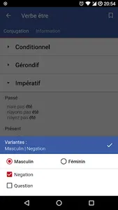 Conjugation French Verb screenshot 3